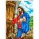 Ісус стукає у двері Схема для вишивки бісером Biser-Art 659ба