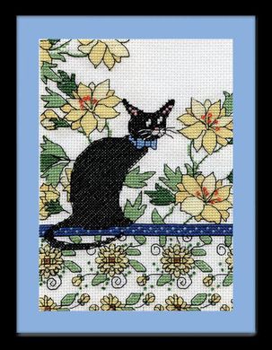 Цветочная кошка. Набор для вышивания крестом. Design Works (dw2807) - Вышивка крестиком и бисером - Овца Рукодельница