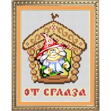 Набор для рисования камнями алмазная живопись Dream Art От сглаза (оберег) (круглые камни, частичная) 10026D - Вышивка крестиком и бисером - Овца Рукодельница