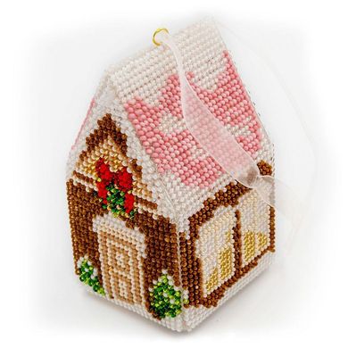 Набор для вышивания бисером объемной новогодней игрушки. Golden Key (Украина) (N-004) - Вышивка крестиком и бисером - Овца Рукодельница