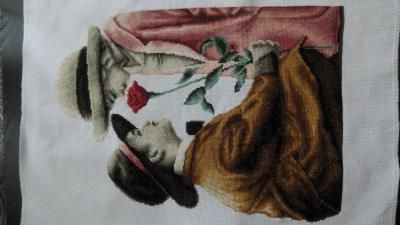 Вышитая картина 3227 - Вышивка крестиком и бисером - Овца Рукодельница