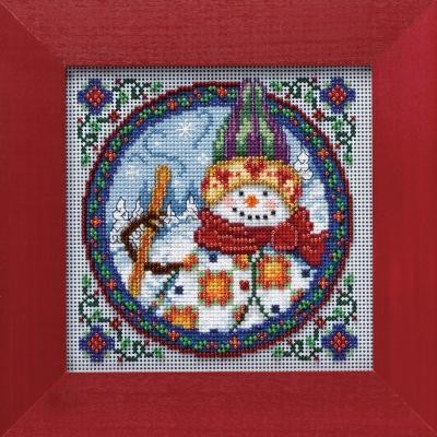 Северный снеговик. Набор для вышивания. Mill Hill (JS149101) - Вышивка крестиком и бисером - Овца Рукодельница