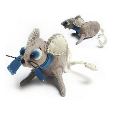 Крыска Набор для создания игрушки из фетра ВДВ ФН-92 - Вышивка крестиком и бисером - Овца Рукодельница