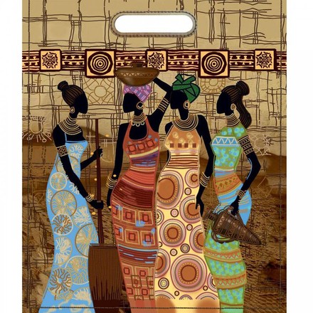 Африканские красавицы. Набор для создания сумки. Нова Слобода Креатив (А1006) - Вышивка крестиком и бисером - Овца Рукодельница