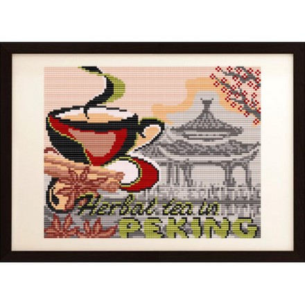 Схема на ткани для вышивания бисером ArtSolo .. на травяной чай в Пекин VKA4406 - Вишивка хрестиком і бісером - Овечка Рукодільниця