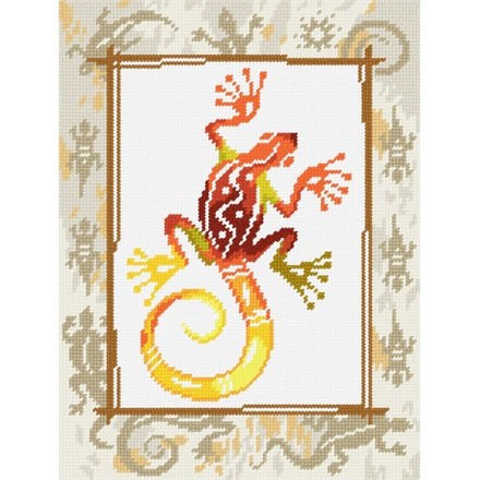 Гекон Набір для вишивання на канві з малюнком Quick Tapestry TL-38 - Вишивка хрестиком і бісером - Овечка Рукодільниця