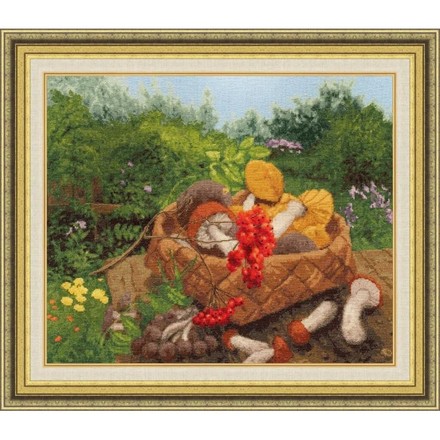Лесные дары. Набор для вышивания крестом. Золотое Руно (СМ-032) - Вышивка крестиком и бисером - Овца Рукодельница