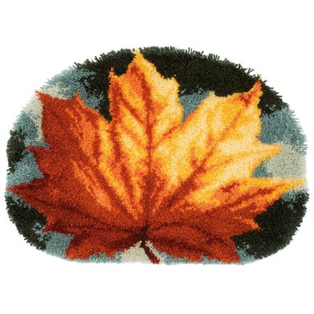 Осенний лист Набор для вышивания коврика Vervaco PN-0170508 - Вышивка крестиком и бисером - Овца Рукодельница