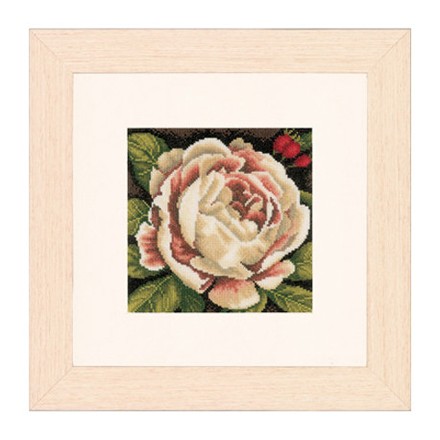 Набор для вышивания Lanarte PN- 0144517 White Rose - Вишивка хрестиком і бісером - Овечка Рукодільниця