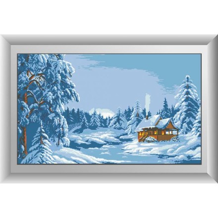 Зимний лес. Dream Art (30216D) - Вышивка крестиком и бисером - Овца Рукодельница