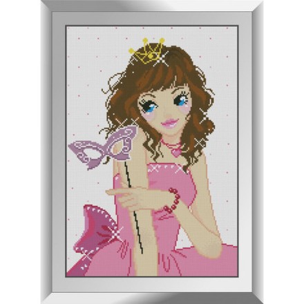 Принцесса Набор алмазной живописи Dream Art 31795D - Вишивка хрестиком і бісером - Овечка Рукодільниця