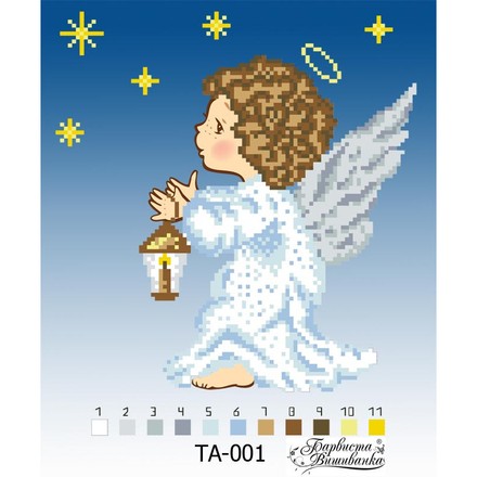 Схема картины Ангел для вышивки бисером на ткани ТА001ан2323 - Вышивка крестиком и бисером - Овца Рукодельница