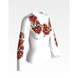 Набір для вишивки жіночої блузки бісером Маки червоні БЖ041пБннннk