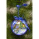 Набір для вишивки нитками Барвиста Вишиванка Пошита новорічна іграшка Різдвяна хатинка (серія: Ковзанка) 10х10 ТР193аБ1010i
