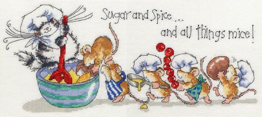 Sugar and spice. Набор для вышивания крестом. Bothy Threads (XMS3) - Вышивка крестиком и бисером - Овца Рукодельница