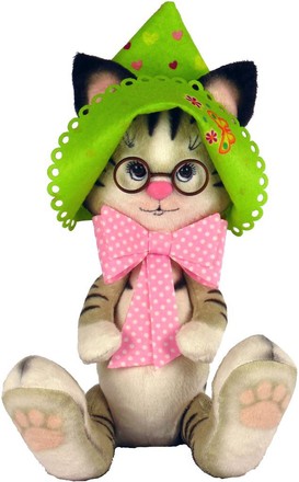 Кошечка в панамке. Набор для шитья мягкой игрушки. ZooSapiens (М4008) - Вышивка крестиком и бисером - Овца Рукодельница