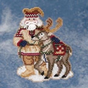 Лапландский Санта. Набор для вышивания. Mill Hill (MH209302) - Вышивка крестиком и бисером - Овца Рукодельница