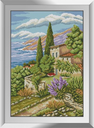 Дом в горах. Набор алмазной живописи. Dream Art (31406D) - Вышивка крестиком и бисером - Овца Рукодельница