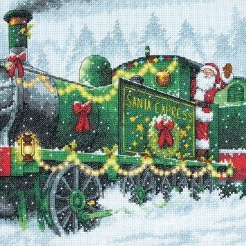 Набор для вышивания Dimensions 70-08918 Santa Express - Вышивка крестиком и бисером - Овца Рукодельница