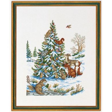 Тварини в лісі Набір для вишивання хрестиком Eva Rosenstand 14-143 - Вышивка крестиком и бисером - Овца Рукодельница