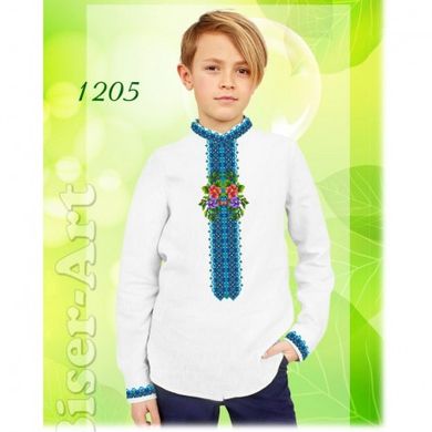Рубашка для хлопчиків (габардин) Заготовка для вишивки бісером або нитками Biser-Art 1205ба-г - Вишивка хрестиком і бісером - Овечка Рукодільниця