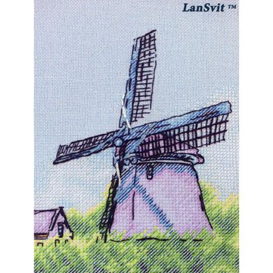 Набор для вышивания ЛанСвіт Мельница в Голландии А-007 - Вишивка хрестиком і бісером - Овечка Рукодільниця