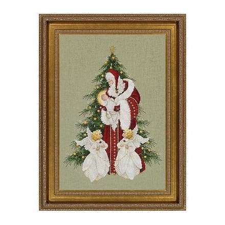 Рождественская песня Схема для вышивания крестом Lavender & Lace LL46 - Вышивка крестиком и бисером - Овца Рукодельница