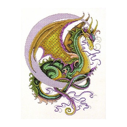 Набор для вышивания Design Works 2717 Celestial Dragon - Вышивка крестиком и бисером - Овца Рукодельница