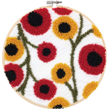 Цветочный узор Набор для вышивки в ковровой технике DIMENSIONS 72-70023 - Вышивка крестиком и бисером - Овца Рукодельница