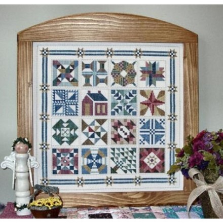 Схема для вышивки крестиком Quilt Sampler VIII - Classic Quilt Blocks Linda Myers - Вишивка хрестиком і бісером - Овечка Рукодільниця