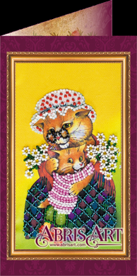Коханій бабусі-1. Вітальна листівка для вишивання бісером. Абріс Арт (AO-044) - Вишивка хрестиком і бісером - Овечка Рукодільниця