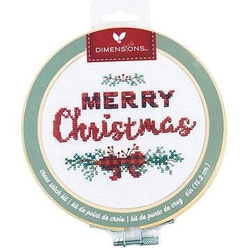 Набір для вишивання хрестиком Dimensions Merry Christmas 72-76043 - Вишивка хрестиком і бісером - Овечка Рукодільниця