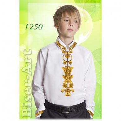 Рубашка для хлопчиків (льон) Заготовка для вишивки бісером або нитками Biser-Art 1250ба-л - Вишивка хрестиком і бісером - Овечка Рукодільниця