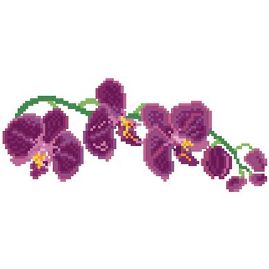 Заготовка клатча Орхидеи цвета фуксии для вышивки бисером КЛ182кБ1301 - Вышивка крестиком и бисером - Овца Рукодельница