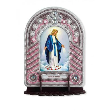Virgin Mary. Набор для создания иконы с вышитой рамкой-киотом. Нова Слобода Креатив (ВК1023) - Вышивка крестиком и бисером - Овца Рукодельница