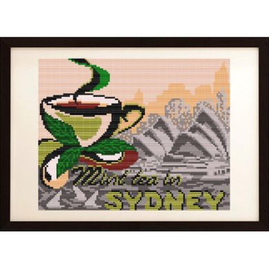 Схема на ткани для вышивания бисером ArtSolo ... на мятный чай в Сиднее VKA4408 - Вышивка крестиком и бисером - Овца Рукодельница