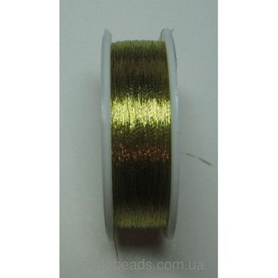 Металлизированная нить круглая Люрекс Аллюр 100-14 золото бронза 100м - Вышивка крестиком и бисером - Овца Рукодельница