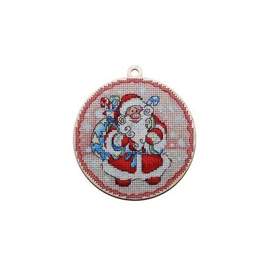 Новогодняя - Дед Мороз. Набор для вышивания крестом. Алисена (5531) - Вышивка крестиком и бисером - Овца Рукодельница