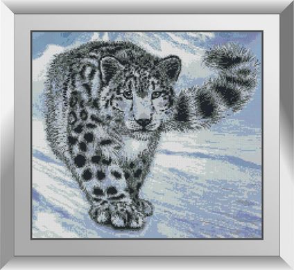 Снежный барс в горах. Набор алмазной живописи. Dream Art (31619D) - Вышивка крестиком и бисером - Овца Рукодельница