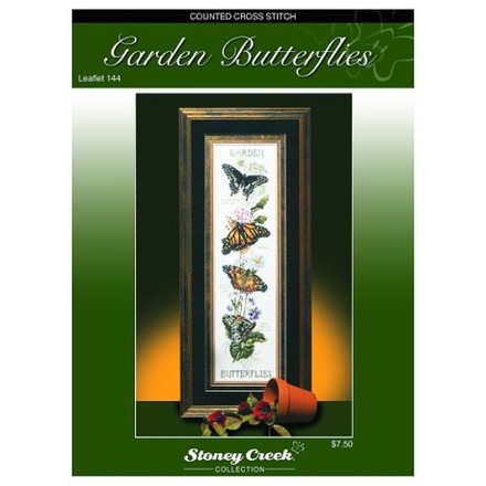 Garden Butterflies Схема для вышивания крестом Stoney Creek LFT144 - Вишивка хрестиком і бісером - Овечка Рукодільниця