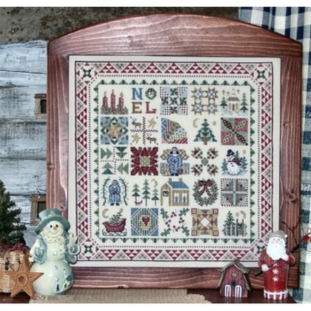Схема для вышивки крестиком Quilt Sampler IX- Country Christmas Blocks Linda Myers - Вишивка хрестиком і бісером - Овечка Рукодільниця