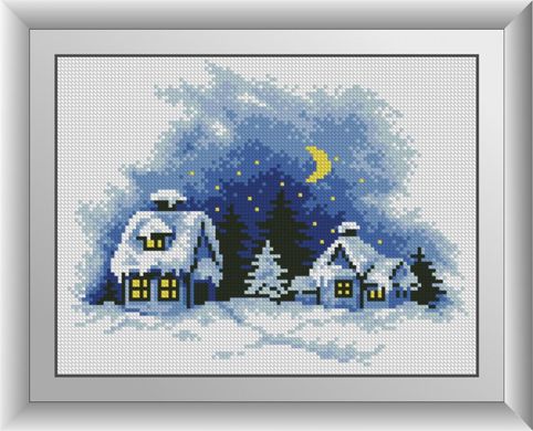 Тихая зимняя ночь. Набор алмазной живописи. Dream Art (30878D) - Вышивка крестиком и бисером - Овца Рукодельница