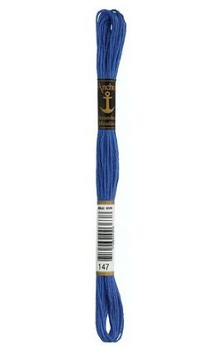Мулине Delft Blue Medium Light. Anchor (Anchor 147) - Вышивка крестиком и бисером - Овца Рукодельница
