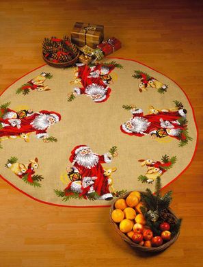 Санта Клаус с животными. Набор для вышивания. Permin (45-3255) - Вышивка крестиком и бисером - Овца Рукодельница