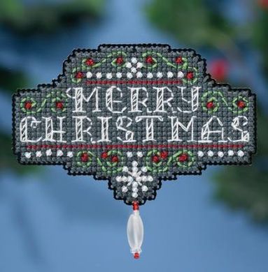 Chalkboard Christmas / Веселого Різдва. Набір для вишивання. Mill Hill (MH181634) - Вишивка хрестиком і бісером - Овечка Рукодільниця