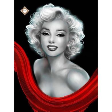 СЛ-3122 Marylin.ТМ Миледи.Схема для частичной вышивки бисером Міледі - Вишивка хрестиком і бісером - Овечка Рукодільниця