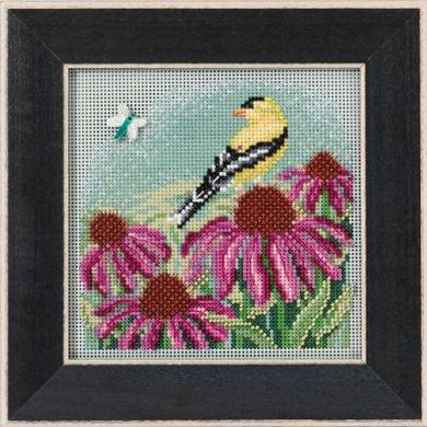 Goldfinch Пташка. Набір для вишивання. Mill Hill (MH141712) - Вишивка хрестиком і бісером - Овечка Рукодільниця