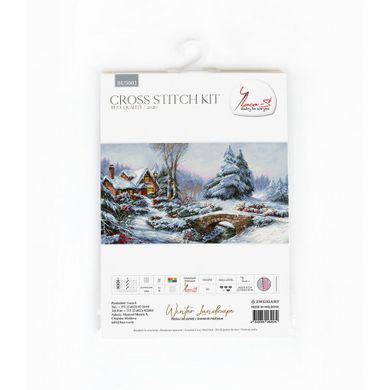 Зимний пейзаж Luca-S набор для вышивания крестом BU5002 - Вышивка крестиком и бисером - Овца Рукодельница