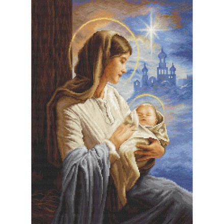Діва Марія з Немовлям Набір для вишивання гобеленом Luca-S G617 - Вышивка крестиком и бисером - Овца Рукодельница