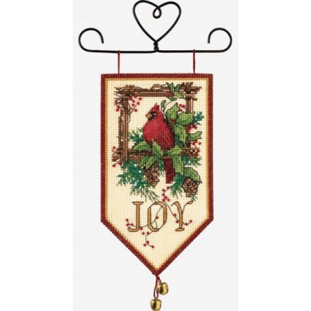 Набор для вышивания баннера Dimensions 08822 Cardinal Joy - Вышивка крестиком и бисером - Овца Рукодельница
